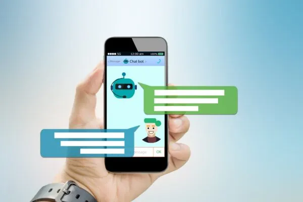 Chat virtual en los dispositivos móviles para manejar diferentes servicios.