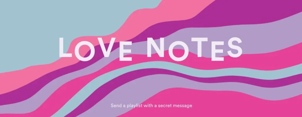 spotify love notes